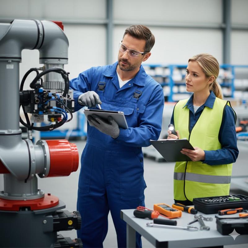 სამუშაო აღჭურვილობის ინსპექტირება და ტექნიკური მომსახურება